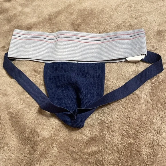 Navy SafeTGard Jockstrap - Picture 2 of 2